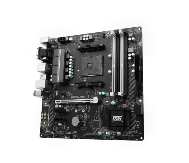 MSI B350M BAZOOKA (PCI-E DDR4 USB3.1/M.2) - 363614 - zdjęcie 2